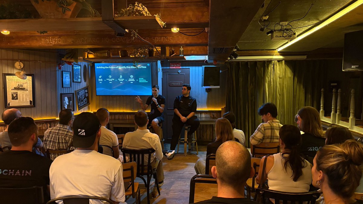 Co-Founders <a href="/ARafayGadit/">Abdul Rafay Gadit</a> and <a href="/brbordallo/">Tole</a> linked up with the Madrid community for an open session during the meetup, sharing how ZIGChain is building an infrastructure to scale real-world use cases and unlock on-chain wealth creation.