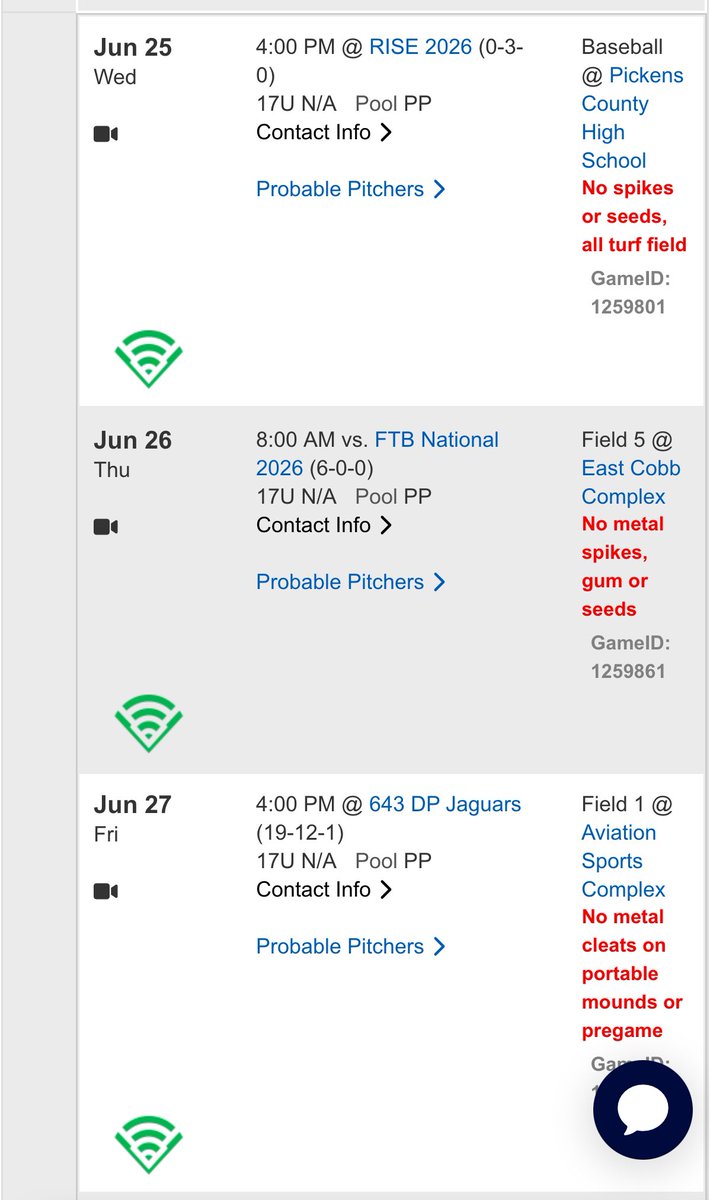Jack_Scully5's tweet image. I will be playing in the WWBA in Georgia this week with Swarm Red Elite. I’m going to be pitching the 27th at 4PM at Aviation Sports Complex
@swarmredelite