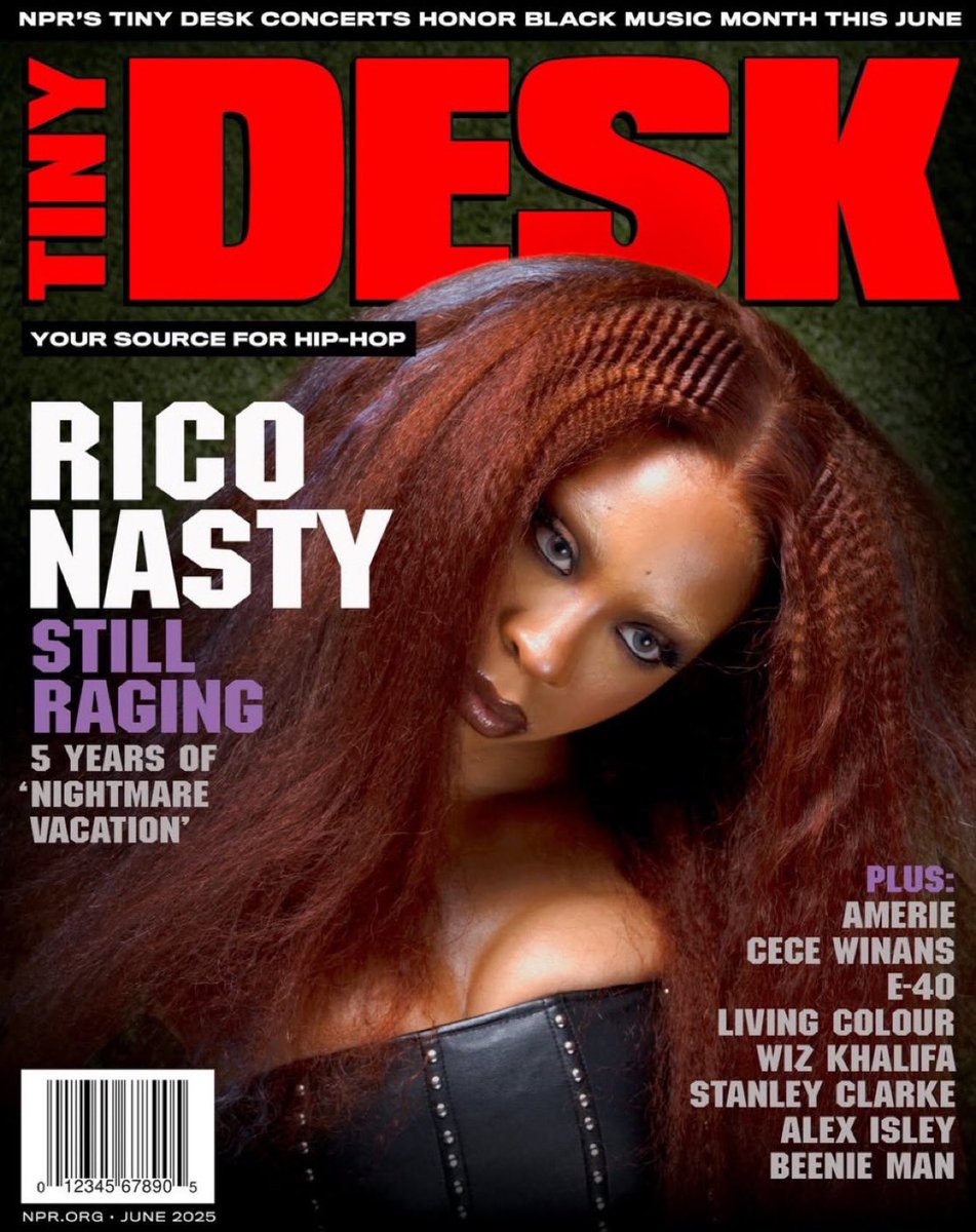 🚨<a href="/riconasty/">RICO NASTY</a> is expected to have a <a href="/nprmusic/">NPR Music</a> Tiny Desk performance this month🚨