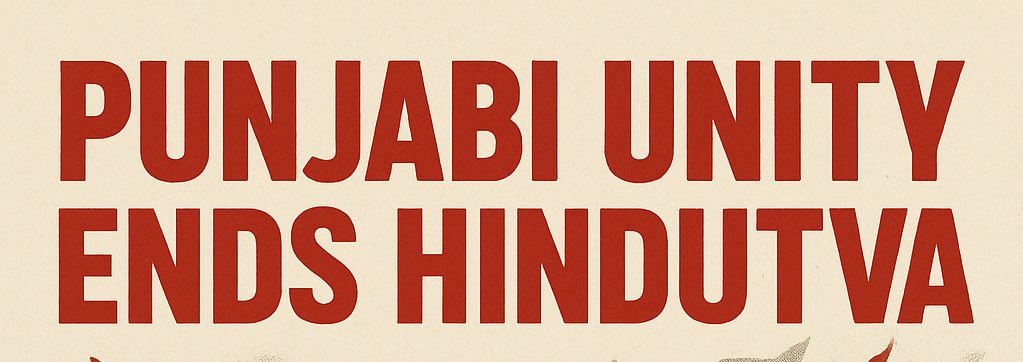 J__Bhatti's tweet photo. Operation: Punjabi Unity – How To Destroy Hindutva Politics in Canada. 

Hindutva isn’t culture.
It’s a parasite..feeding on silence, division &amp; diaspora confusion.

And it fears one thing above all:

A united Sikh–Muslim Punjabi front.
Time to deliver exactly that. 

🧵❤️👇🏽 https://t.co/Y9rjtx07ut