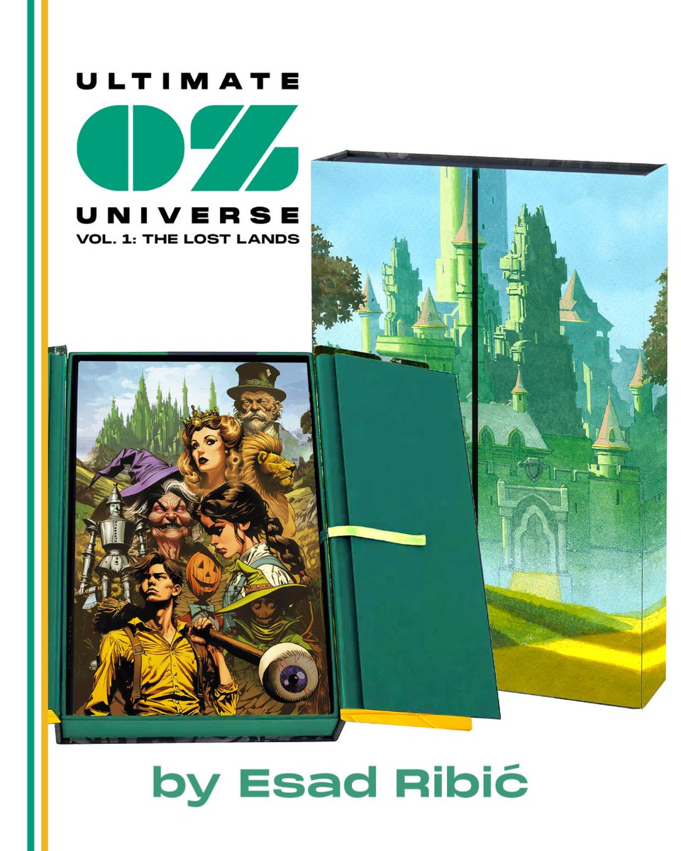 axel alonso (@axelalonsomarv) on Twitter photo Today is the last day to purchase the Deluxe oversized hardcover editions of Ultimate Oz Universe available on Kickstarter. Check out Esad Ribic’s amazing painted cover for the clamshell edition! <a href="/mikedeodato/">Mike Deodato, Jr.</a> <a href="/cullenbunn/">Cullen Bunn</a> <a href="/hellomuller/">Tom Muller</a> #wicked #wizardofoz Today is the last day to purchase the Deluxe oversized hardcover editions of Ultimate Oz Universe available on Kickstarter. Check out Esad Ribic’s amazing painted cover for the clamshell edition! <a href="/mikedeodato/">Mike Deodato, Jr.</a> <a href="/cullenbunn/">Cullen Bunn</a> <a href="/hellomuller/">Tom Muller</a> #wicked #wizardofoz