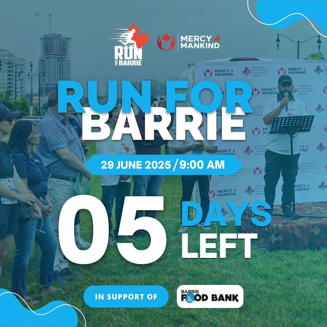 RunForBarrie's tweet image. 05 Days to Go!

Barrie—let’s do this!

Join us June 29 at 9 AM for RUN FOR BARRIE and support the Barrie Food Bank!

Run with purpose. Make it count.

Register now: raceroster.com/events/2025/98…

#runforbarrie #mercy4mankind #Barrie