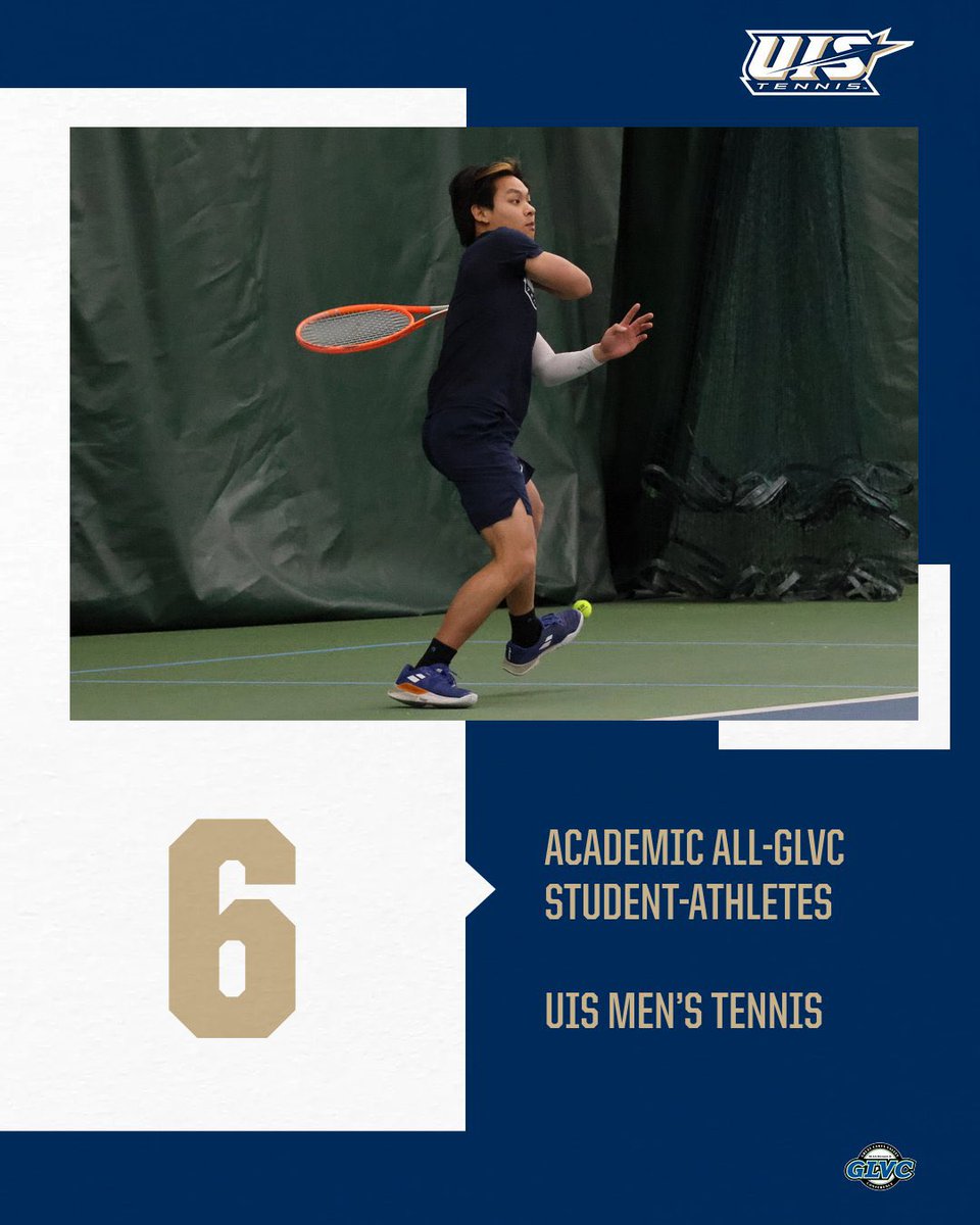 Congratulations to our Men’s Tennis Academic All-GLVC award winners: Pablo Herrera, Viktor Karpati, Lukas Pieringer, Jorge Roman Garcia, Lin En Tan, &amp; Kai Van-Roon!

#WeAreStars | #ProtectThePrairie