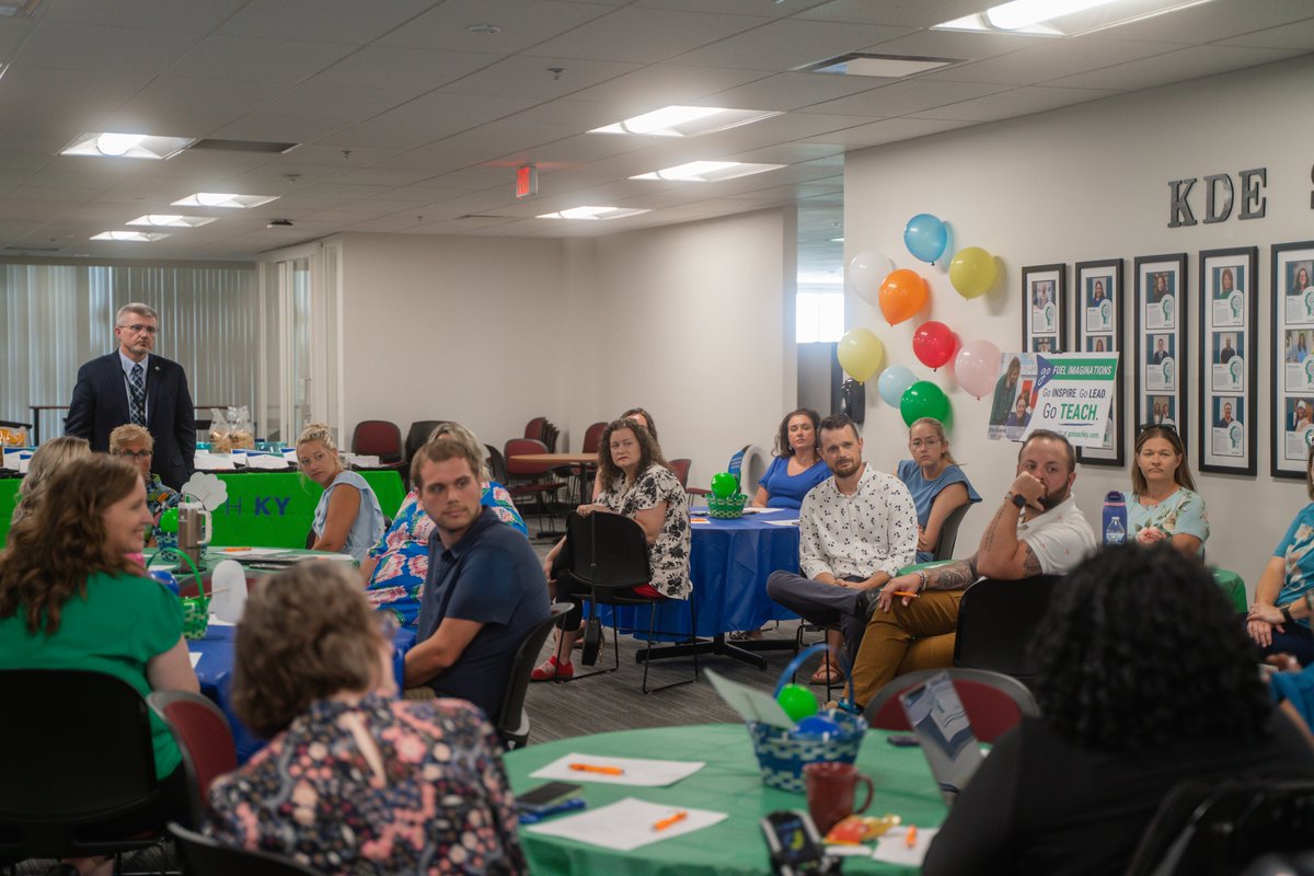 Today, the Class of 2025 GoTeachKY Ambassadors were recognized for their tireless efforts in advancing the teaching profession and for being leaders in their schools and communities across the Commonwealth.

Thank you! The future of education is brighter because of you!