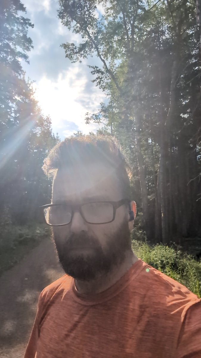 It's 40 degrees but I still gotta get my walk in