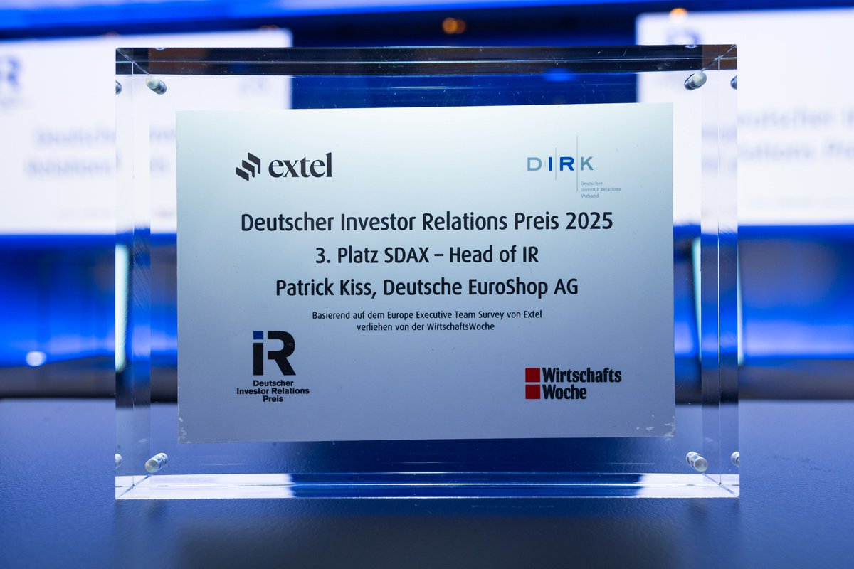Proud &amp; happy - Thanks a lot! 🥉
#InvestorRelations #SDAX #DIRK2025 #DeutscherIRPreis #IRClub <a href="/IR_community/">DIRK e.V.</a>