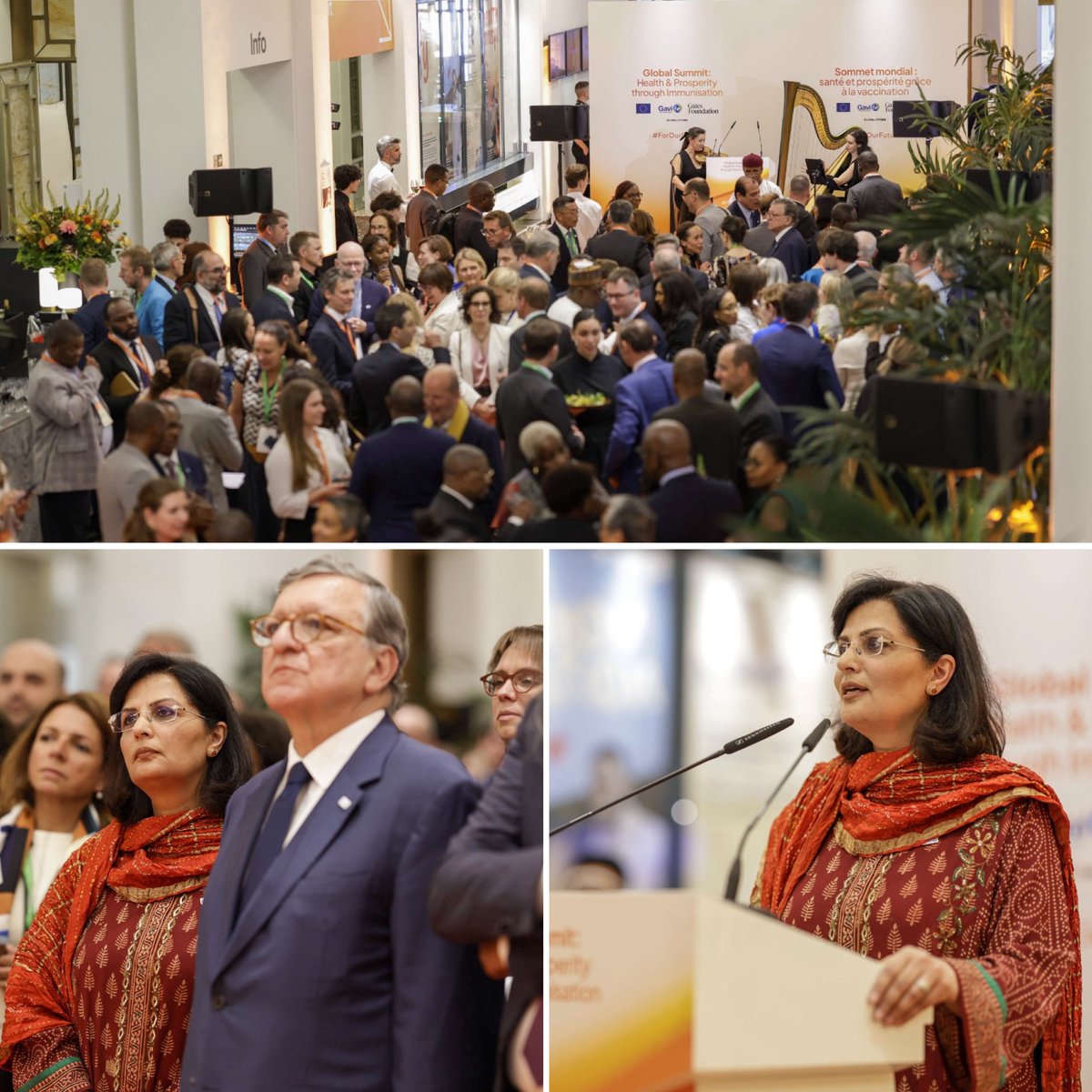Dr Sania Nishtar (@sanianishtar) on Twitter photo Truly humbled to see so many partners, donors, partners and champions unite in Brussels ahead of @Gavi's high-level pledging summit. It’s this unity and commitment to reaching every child that will drive our goals to immunise at least 500 million children, saving >8 million lives Truly humbled to see so many partners, donors, partners and champions unite in Brussels ahead of @Gavi's high-level pledging summit. It’s this unity and commitment to reaching every child that will drive our goals to immunise at least 500 million children, saving >8 million lives