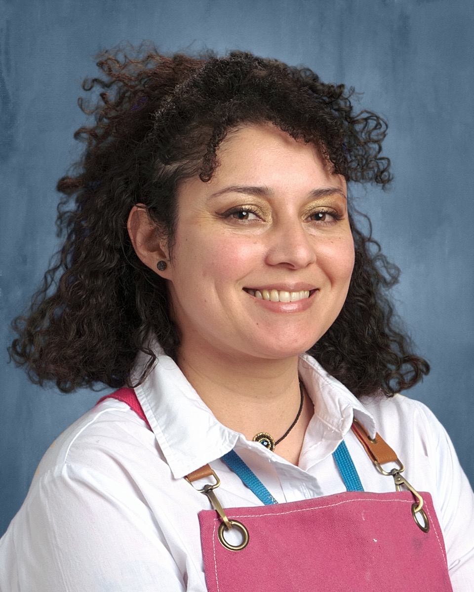 Coming in strong with a Terrific Tuesday staff introduction for our new J. Frank Dobie Jr. High art teacher!  Alicia De Leon is an artist and educator born in El Salvador and raised in Santa Ana, California. She earned a degree in Studio Art from UCLA and later pursued a degree