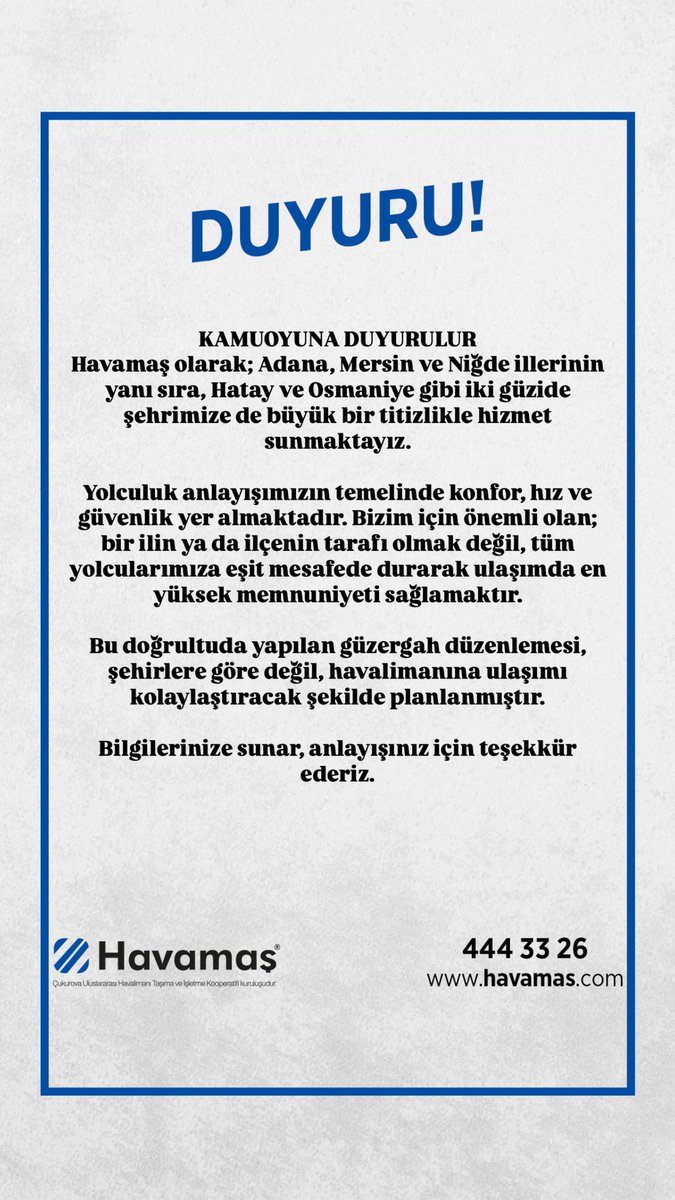 havamasresmi's tweet photo. https://t.co/O2YN0OShRW