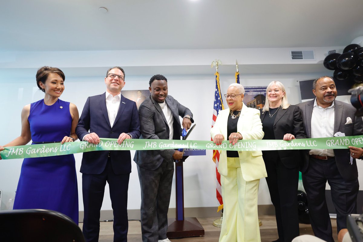 Ribbon cutting day .. 17 million dollar brand new 45 unit apartments AFFORDABLE..