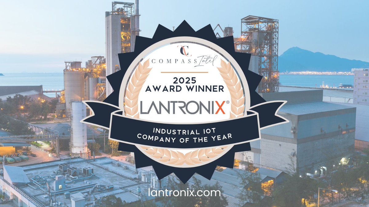 .<a href="/lantronix/">Lantronix</a>  Named the 2025 #Industrial #IoT Company of the Year by Leading Market Research Firm <a href="/CompassIntel/">Compass Intelligence</a>  globenewswire.com/news-release/2…