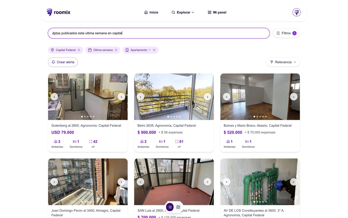 📅 Sabías que podés buscar propiedades por fecha de publicación?
Probablemente no, porque lo agregamos hoy. 

Ideal si estás buscando alquiler y querés ver lo último que se publicó🔎🏡