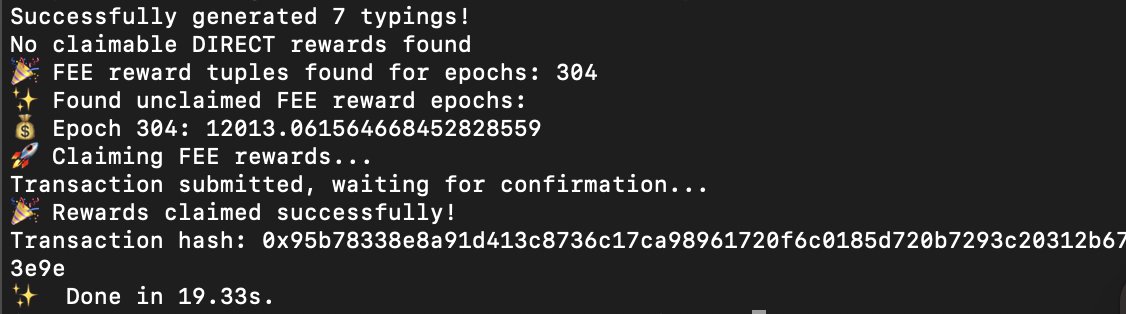 FTSO Fees for Epoch 304 have been claimed bring YTD fees collected to 28676.48 wFLR