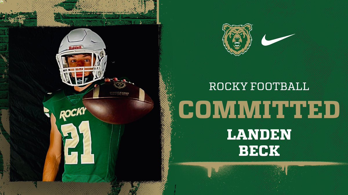 After a lot of thought I’m %100 committed to Rocky! I’m blessed to futher my academic and athletic career! Thank you for the opportunity <a href="/Coach_Stutz/">Chris Stutzriem</a> and <a href="/ImCoachO/">Lucas Allen Olson</a>!