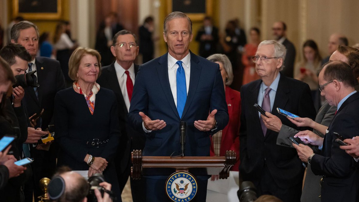 Gunther Eagleman™ (@gunthereagleman) on Twitter photo CALL TO ACTION: Did you know that the recommendations made by the Senate Parliamentarian are RECOMMENDATIONS and don't have to be considered the ultimate authority?
We need <a href="/LeaderJohnThune/">Leader John Thune</a> to GROW A SPINE and keep Trump's Agenda in the Big, Beautiful Bill.
DEMAND IT! CALL TO ACTION: Did you know that the recommendations made by the Senate Parliamentarian are RECOMMENDATIONS and don't have to be considered the ultimate authority?
We need <a href="/LeaderJohnThune/">Leader John Thune</a> to GROW A SPINE and keep Trump's Agenda in the Big, Beautiful Bill.
DEMAND IT!