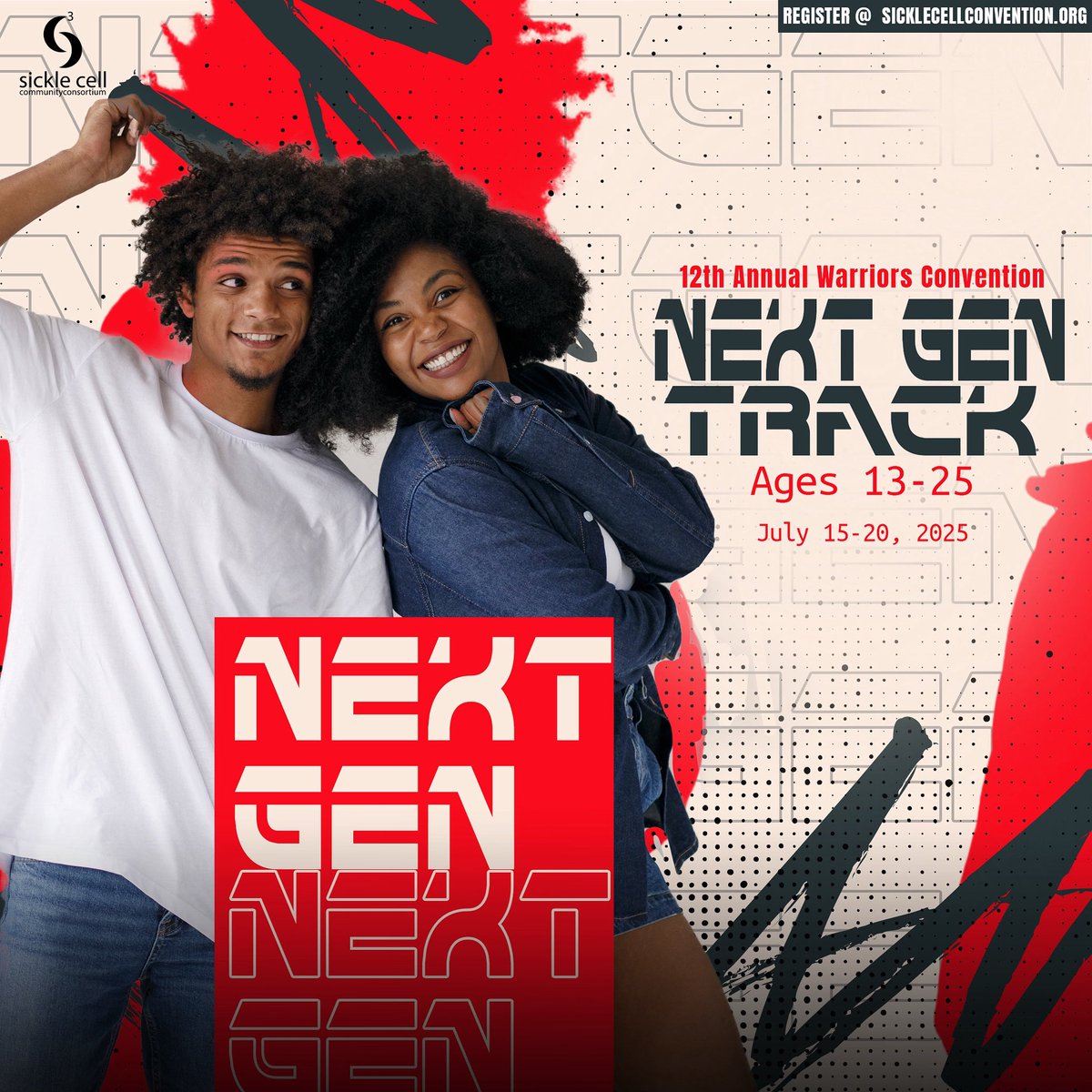 🎢 Ages 13–25, this one’s for YOU!
Next Gen Track = fun, friends, and SeaWorld vibes 🐬💥
Late-night hangs, peer-led sessions &amp; all the adventure await at the 12th Annual Warriors Convention!

📍 July 15–20 | Orlando, FL
🎟 Register: sicklecellconvention.org

#SC3WarriorCon25