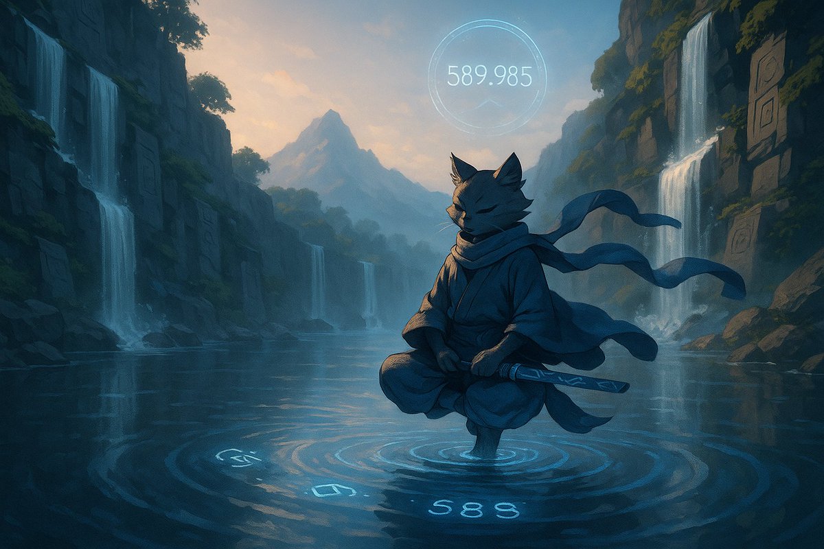 The world moves fast. The noise is loud.
But we are not here to chase.
We are here to flow—with purpose, with presence.

Fiat panics. The Katz adapt.
The chain bends, the current shifts…
but the truth always finds its way.

Like water—we move without fear.
Like XRP—we endure.