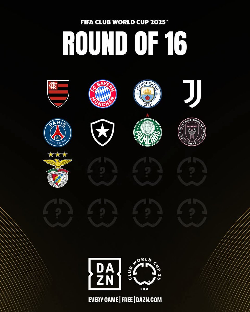 📌 1/8F #ClubWorldCup ✨️
3 club brezilyen gentan reponn prezan. Annatandan Fluminense