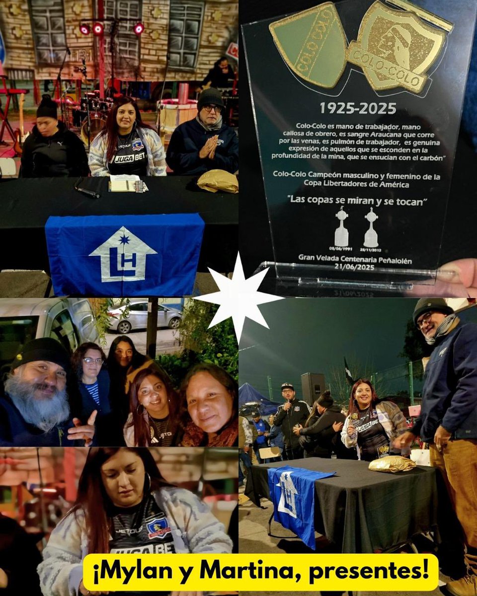 Lo Hermida participó en la celebración de los 100 años de Colo-Colo, destacando el compromiso con la memoria, la organización popular y la justicia social. Nuestra vocera Tiare Pérez fue parte de esta jornada ⚪️⚫️✊🏽✊🏽