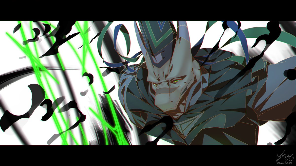 Redrawing an old character for more (recent) reference pics 🐊