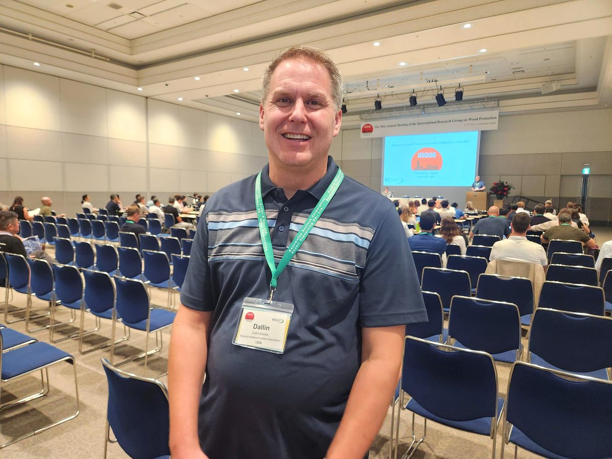 🌍 Big week for North American hardwood! NHLA Executive Director Dallin Brooks is on the ground in Japan—first at IRG56, the world’s leading wood protection research forum, then joining AHEC to promote sustainable hardwood on a global scale.