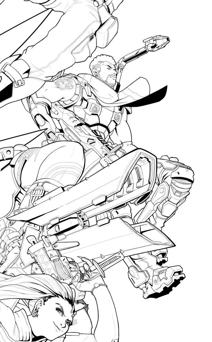 My line art for Baptiste.