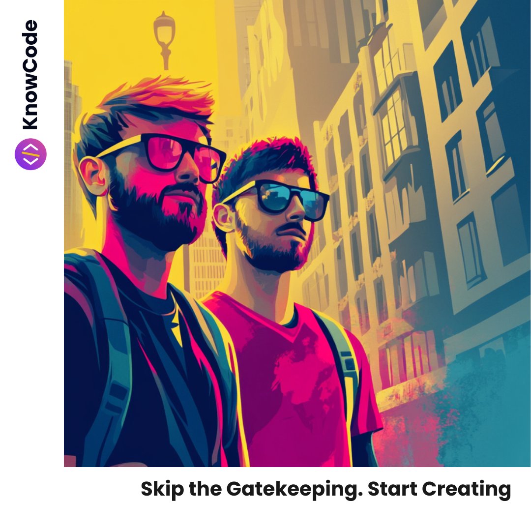 KnowCodeHQ's tweet image. No CS degree? No problem! KnowCode is here for anyone ready to build, learn, and launch. From GitHub forks to side projects, we make coding intuitive. Ever felt underestimated? You&apos;re not alone!  #VibeCoder #SelfTaughtDev #KnowCode