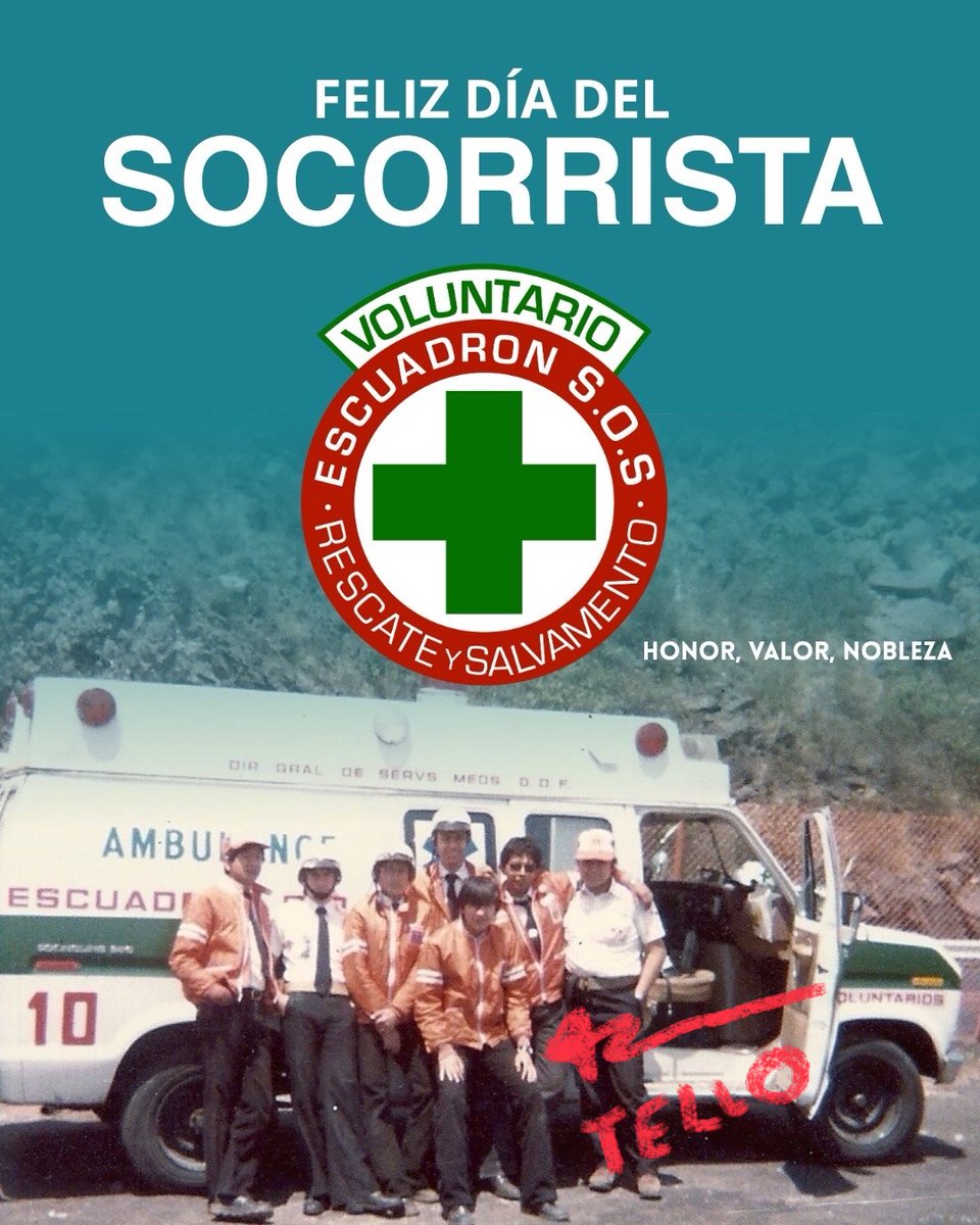 StratCons's tweet photo. Feliz día del #Paramedico a todos mis colegas.
Nunca se deja de ser EMT (TUM).
Foto: circa 1983
🚑 https://t.co/2Jip10LOp7