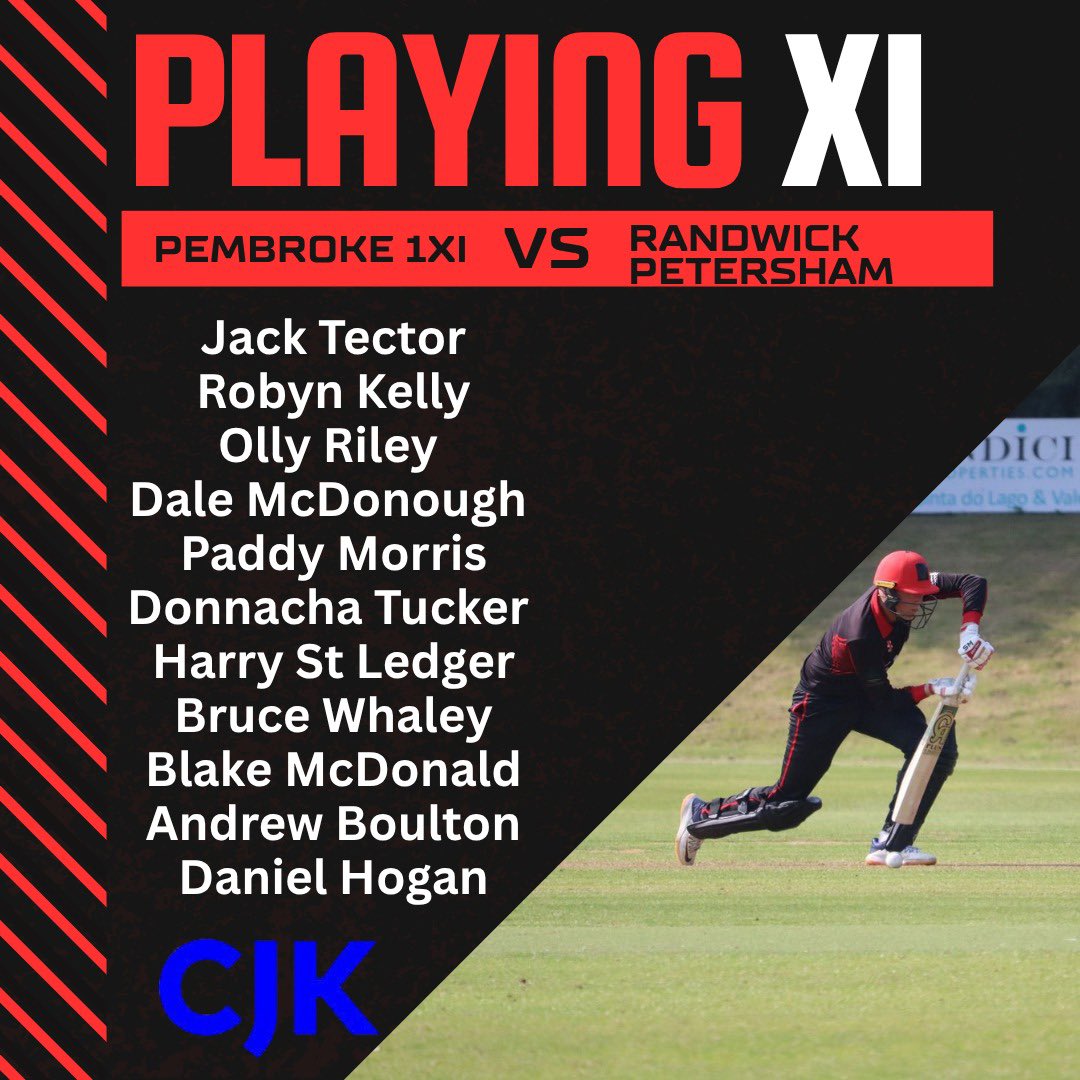 Pembroke vs Randwick Petersham 🔥

Two teams. One pitch.
Swing by for the cricket, stay for the BBQ and a few drinks after. 
Who’s taking the W?🏆