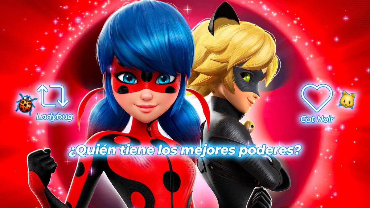 Cinepolis's tweet photo. ¡Definamos esto de una vez! ¿Quién del dúo dinámico de #Miraculous: Las Aventuras de Ladybug y Cat Noir tiene los poderes más cool? ¡Deja tu reacción! 🐞🐈‍⬛✨ https://t.co/Zr6Ex1N9bX