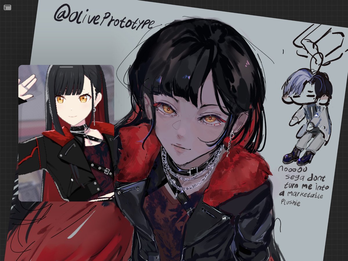 oliveprototype's tweet image. '_`❤️ #白石杏 #prsk_FA #絵描きさんと繋がりたい #アート #artmoots