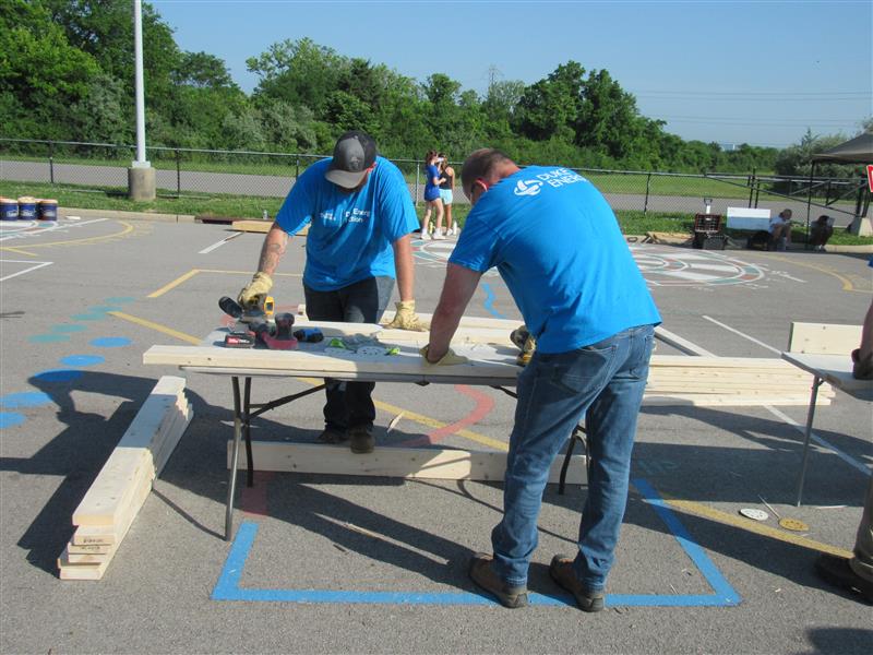 Team members from our Todhunter Operations Center - in partnership with Sleep in Heavenly Peace and students from Monroe Jr./Sr. High School - volunteered their time to build beds for those in need. Duke Energy Foundation awarded Sleep in Heavenly Peace a grant to support their