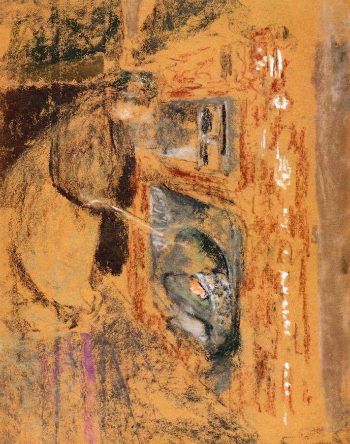 edouardvuillard's tweet image. Woman in Front of the Fireplace #artbots #vuillard
