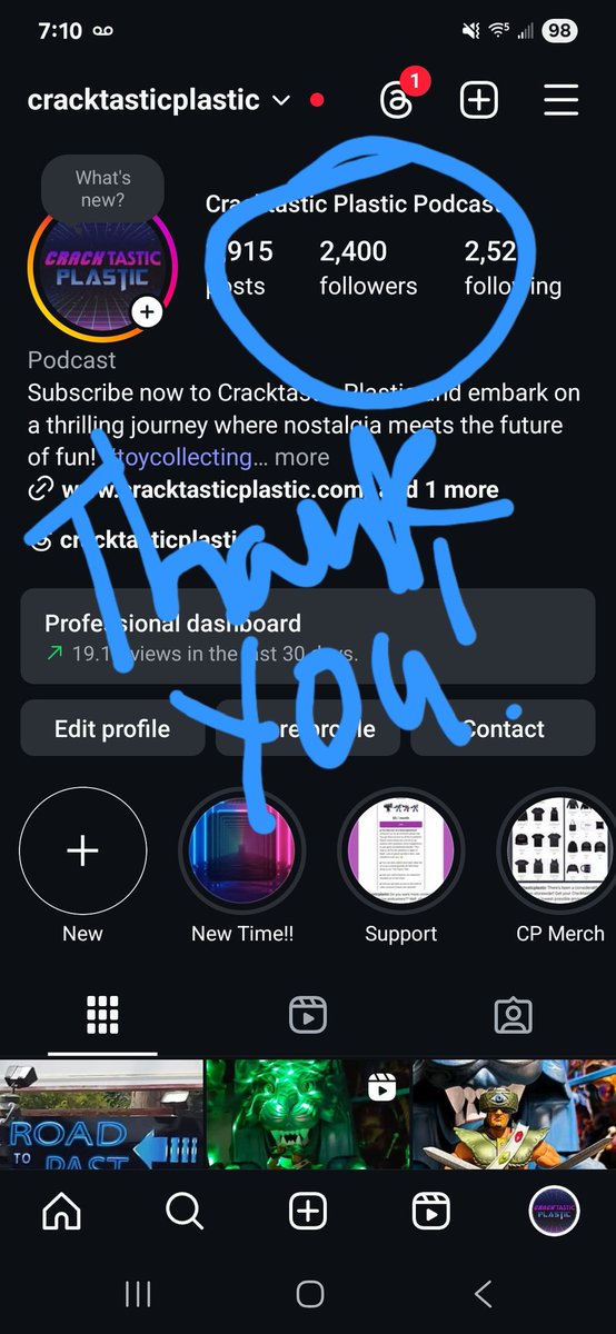 cracktasticpod's tweet photo. 2400! Thank you so much! We appreciate everyone who has come along with us on our toy journey! #thepfpn #cracktasticplastic #grateful #thankyou #gratitude #appreciation #blessed #2400 #motu #transformers #tmnt #gijoe #wrestlingfigures #toycollector #toypodcast #toyphotography https://t.co/H6GIGfBDUE