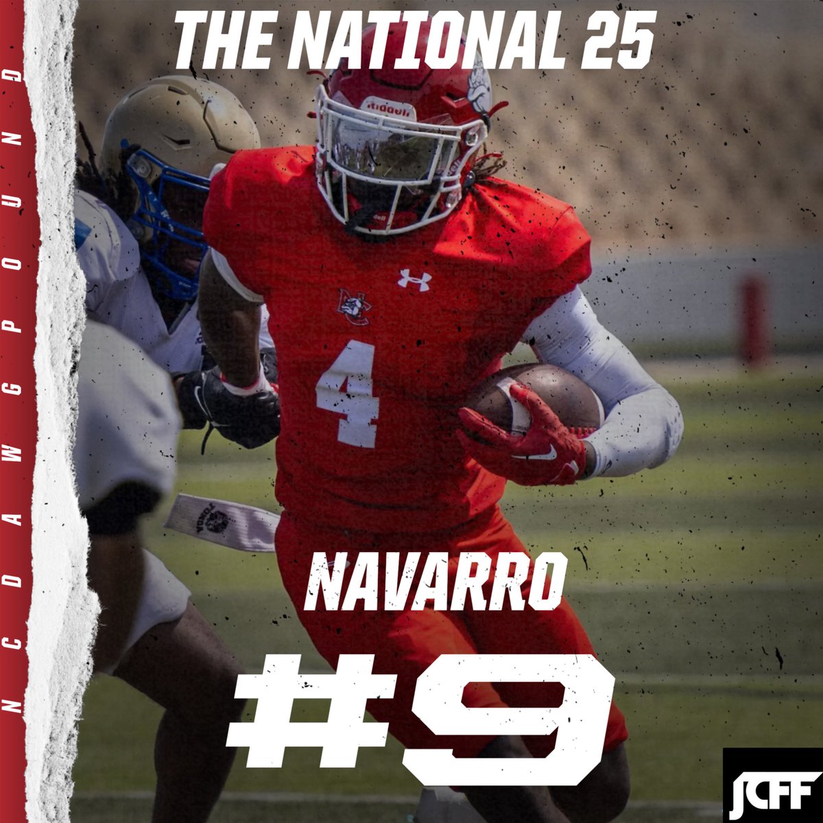 Coming in at #9 , <a href="/NCDAWGPOUND/">Navarro Football</a> serve everybody a notice last year. <a href="/NCDAWGPOUND/">Navarro Football</a> is a force to be reckoned with. Will they approach every opponent with the same intensity ? We shall see #JUCOPRODUCT