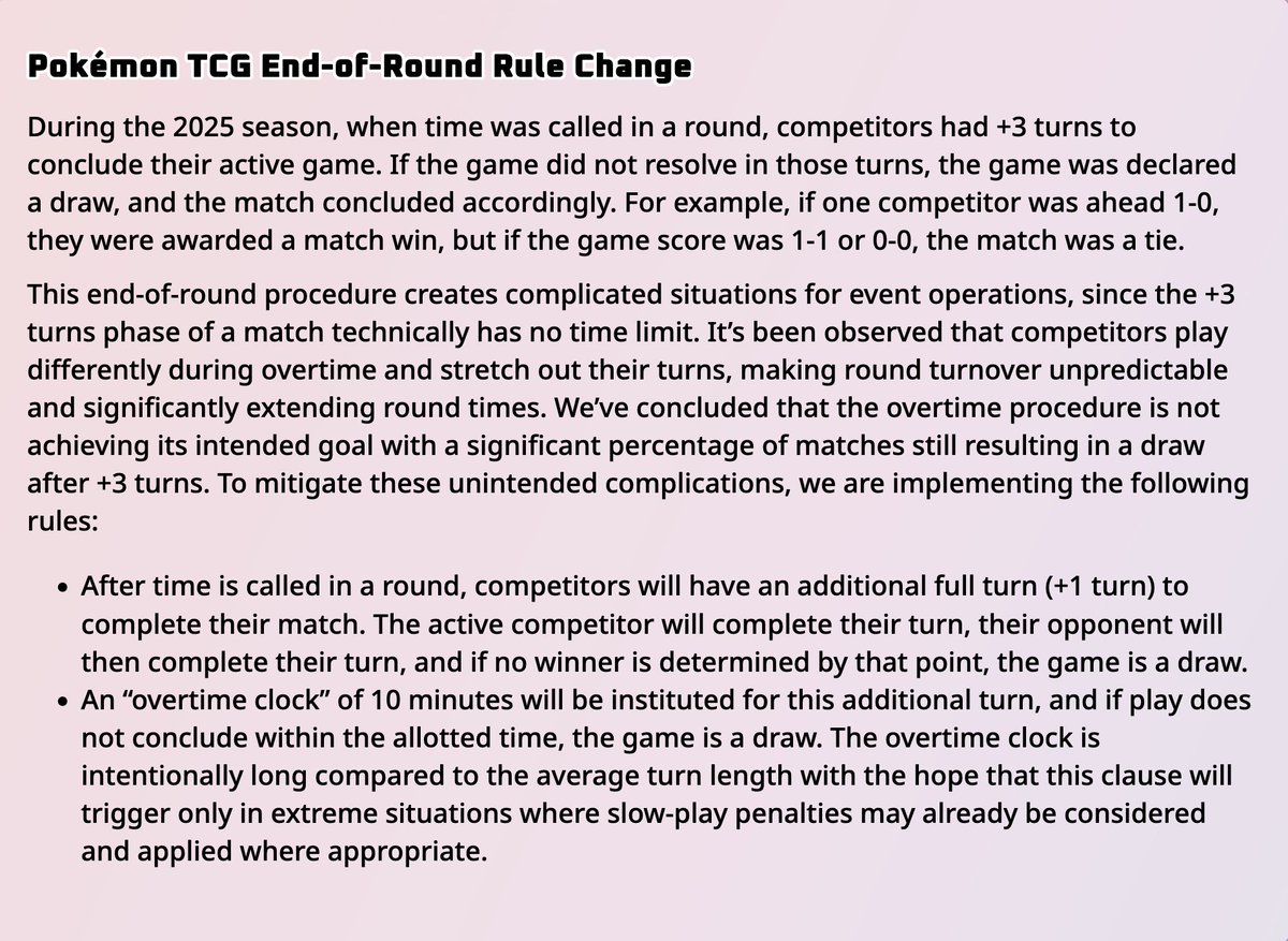 In light of the recent changes announced regarding the Pokemon TCG End of Round procedure...

Who would have interest in purchasing a playmat? 🤣🤣🤣

If there's enough interest, I'll place an order.