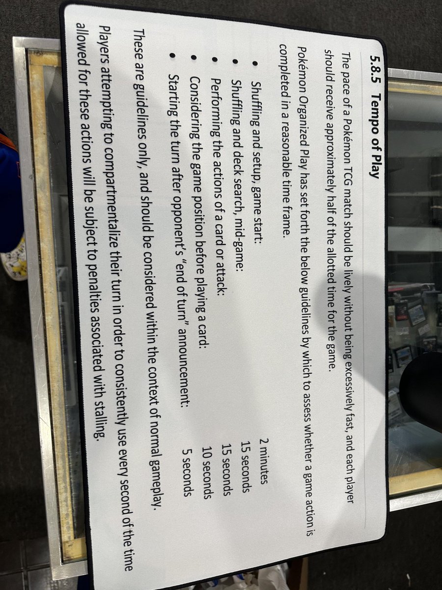procircuitscrub's tweet photo. In light of the recent changes announced regarding the Pokemon TCG End of Round procedure...

Who would have interest in purchasing a playmat? 🤣🤣🤣

If there's enough interest, I'll place an order. https://t.co/VdySLcko1N