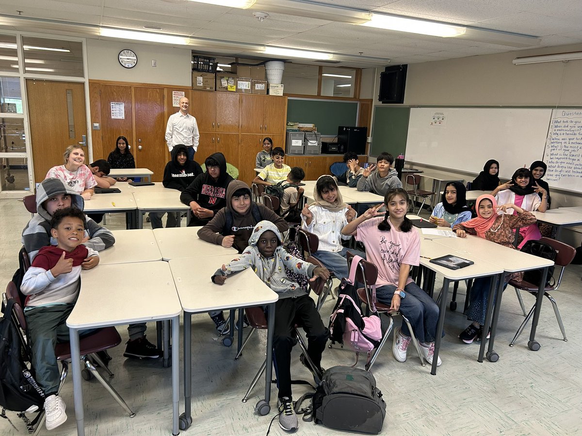 Thank you <a href="/RustyLord/">Rusty Lord WOWT</a> for visiting us a few weeks ago! We learned about the career of a meteorologist, how storms are formed, and severe weather safety! Students will use this information to create family safety plans in the event of a weather emergency.
