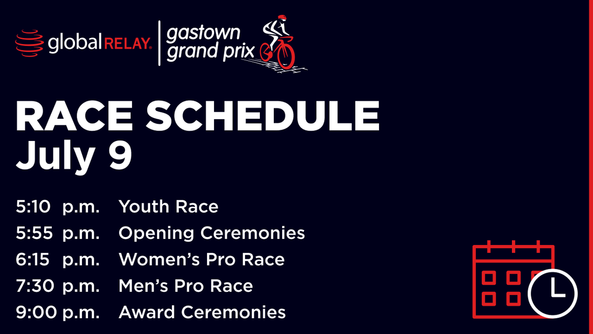 Officially unveiling the Global Relay #GastownGrandPrix race track and schedule! 🗺️🗺️

Where will you be watching the action from? 

#GGP2025 #gastown #bcsuperweek #vancouverevents