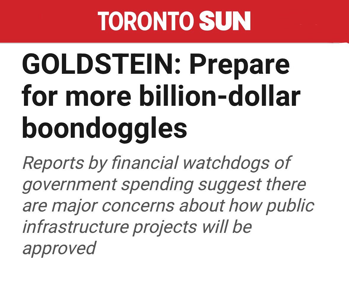 The Carney government wants a blank cheque to get "nation-building" projects built, but they have not demonstrated transparency or accountability.

Financial watchdogs are raising red flags over how the Liberals spend infrastructure dollars.

Canadians cannot afford more wasteful