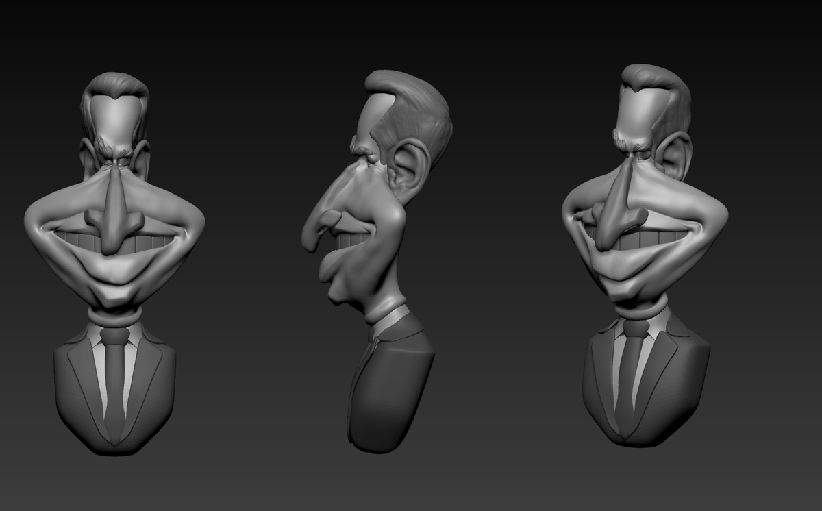 thivolan's tweet photo. Guess Who

#ZBrush #real #basemesh #hardsurface #wip #highpoly #caricature #male #portrait #concept #study #character #digitalart #anatomy #lighting #Hair #funny https://t.co/FZjcm7gSmo