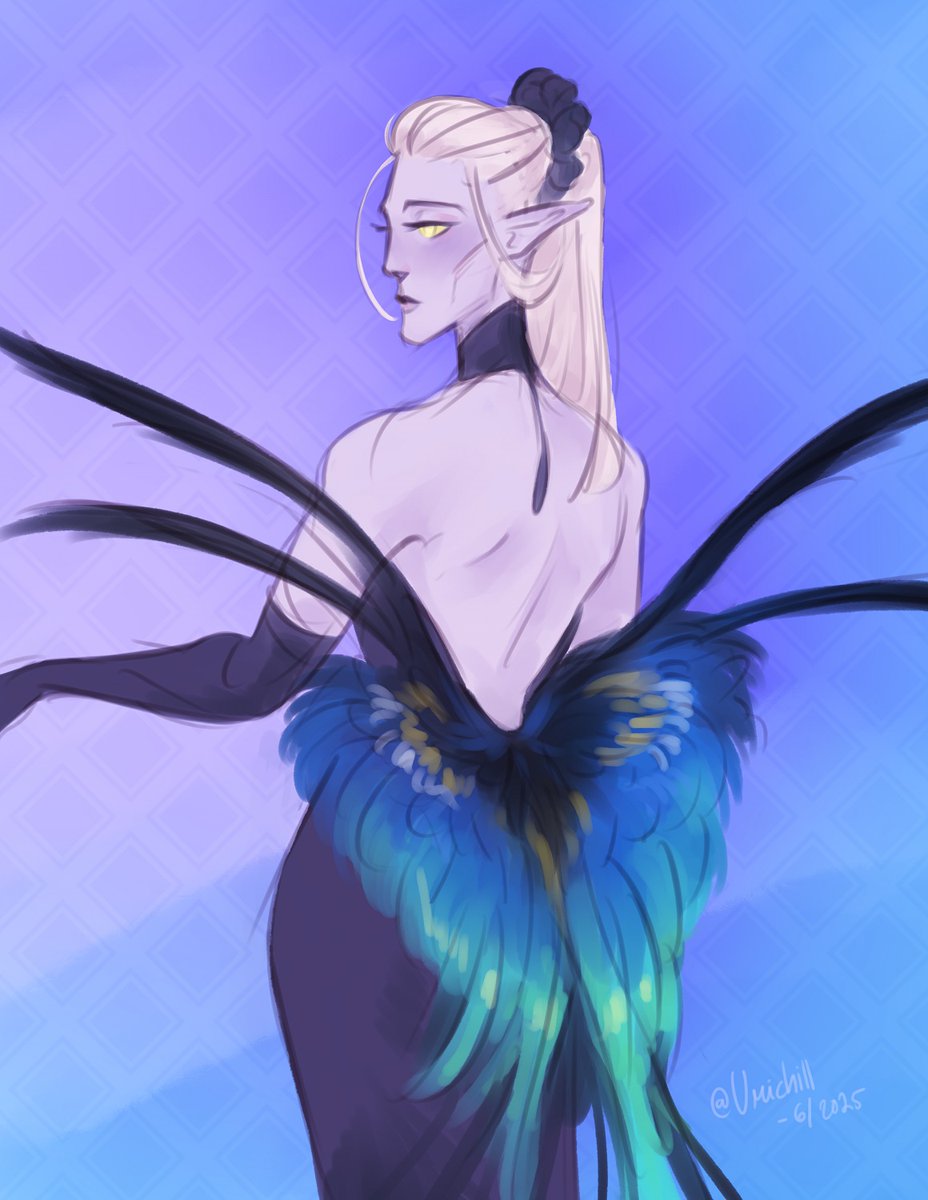 Umichill's tweet image. Trying to warm up my drawing muscles again
(I am STILL sick, but if I can work I can draw)