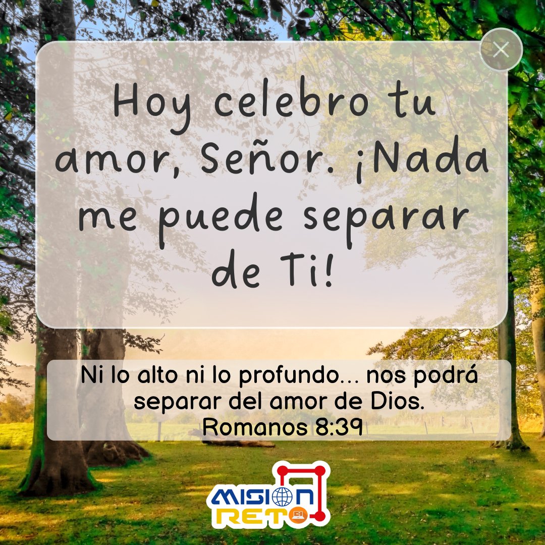 MisionReto's tweet photo. ❤️ ¡Estoy en tus manos!
#AmorInfinito #VictoriaEnCristo #DíaDeAlegría https://t.co/ywHFp3kBKB