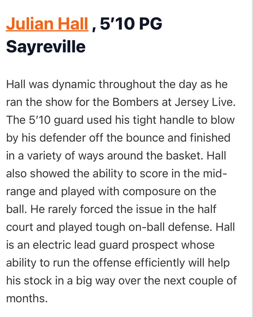 @jerseyforce_ (@jerseyforce_) on Twitter photo Jersey Live Day 2 <a href="/PrepHoops_NJ/">Prep Hoops New Jersey</a> Standouts β c/o 2028 <a href="/JulianHall2028/">Julian Hall</a> (<a href="/SayrevilleHoops/">Bombers Boys Hoops</a>) opened a lot of eyes to what we have seen all Spring, young fella has a πΌ #theforceway Jersey Live Day 2 <a href="/PrepHoops_NJ/">Prep Hoops New Jersey</a> Standouts β c/o 2028 <a href="/JulianHall2028/">Julian Hall</a> (<a href="/SayrevilleHoops/">Bombers Boys Hoops</a>) opened a lot of eyes to what we have seen all Spring, young fella has a πΌ #theforceway