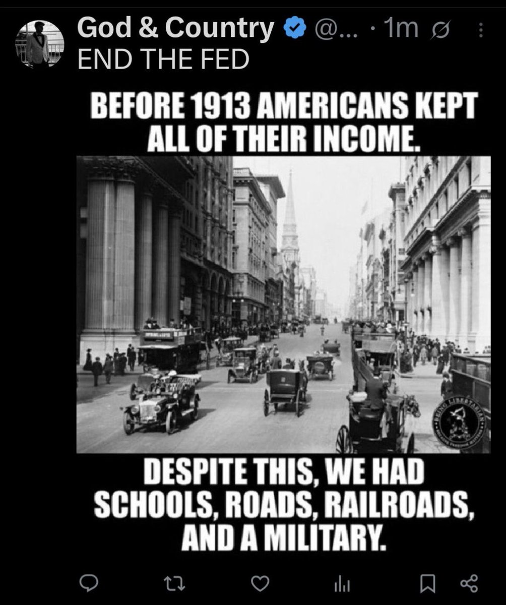 annvandersteel's tweet image. Set our people free. End the Fed.