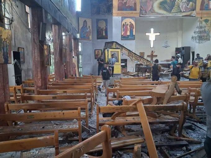 AhmadAlhameela's tweet photo. Regarding the church bombing in #Damascus carried out by ISIS members,it was an intelligence-led bombing.
I mean,ISIS members carried out the bombing,but #ISIS did not carry it out.
ISIS does not bomb #Christian and #Jewish places of worship because that contradicts its ideology. https://t.co/FKxVneqqFd