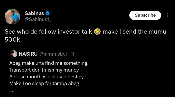 Samuelcollinsok's tweet photo. Beef Between Sabinus and Nasboi 😂
#Waani #sabinus #Nasboi https://t.co/a0vF3jGnpW