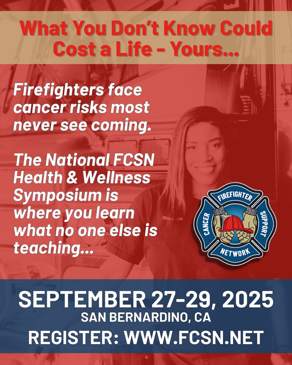 What you don’t know could cost a life—including your own.

The National FCSN Symposium covers the cancer risks no one else is teaching.
📅 Sept 27–29 · San Bernardino
🎟️ Register: tinyurl.com/3bshjdrz

❤️ Share to help close the knowledge gap.

#FCSNSymposium2025