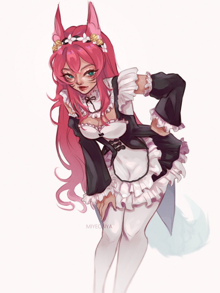 Ahri maid (Ram and Rem in 🤍)