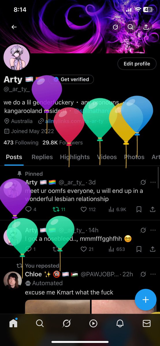 Oh look, balloons